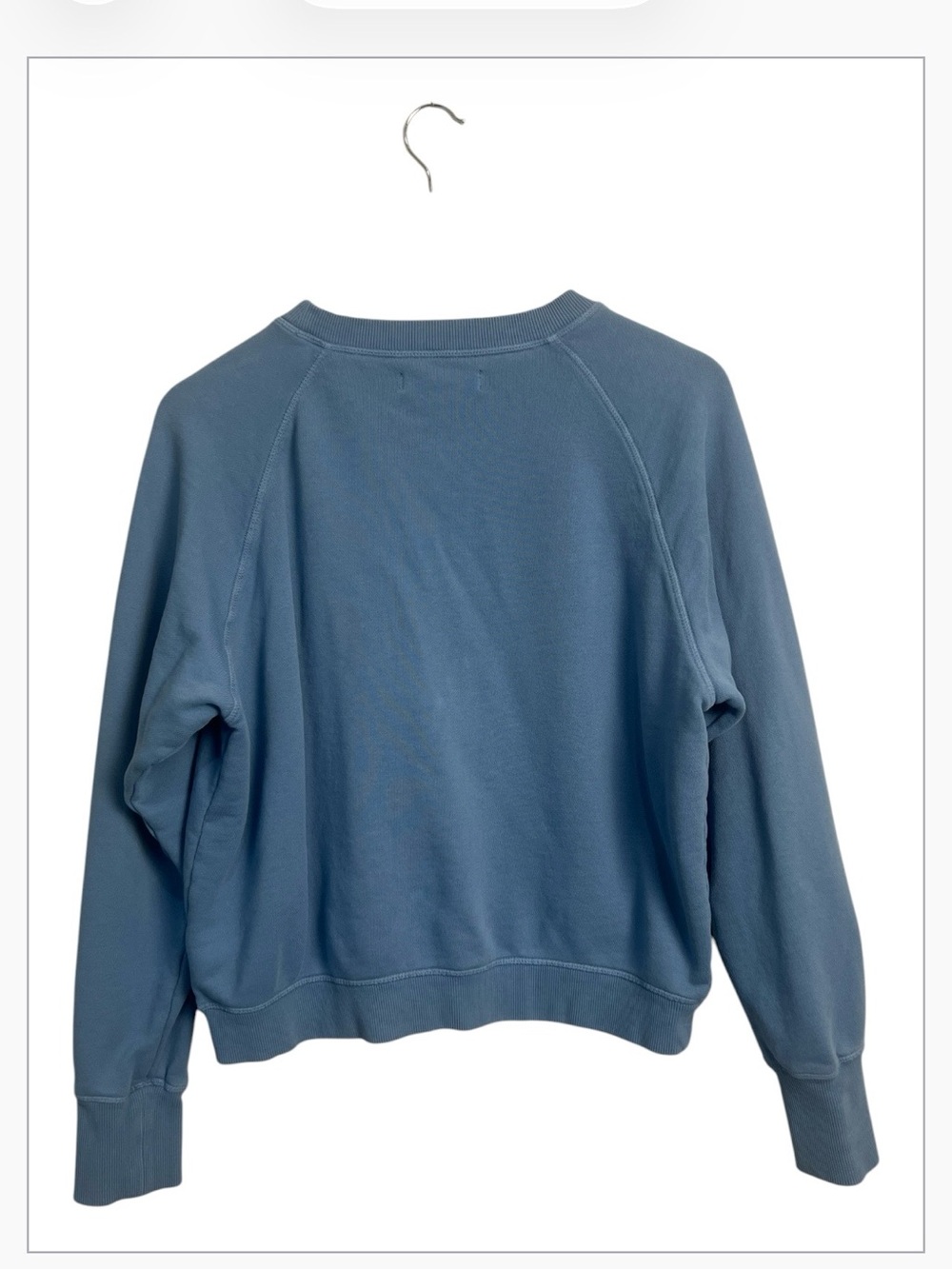 Spiritual Gangster Blue Crewneck Sweatshirt Women’s Medium 100% Cotton - Picture 3 of 5